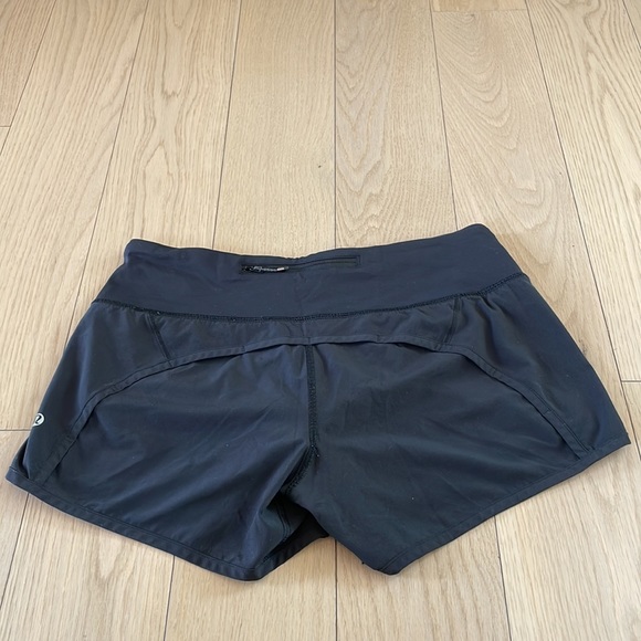 Black, Lululemon running shorts - Picture 2 of 4